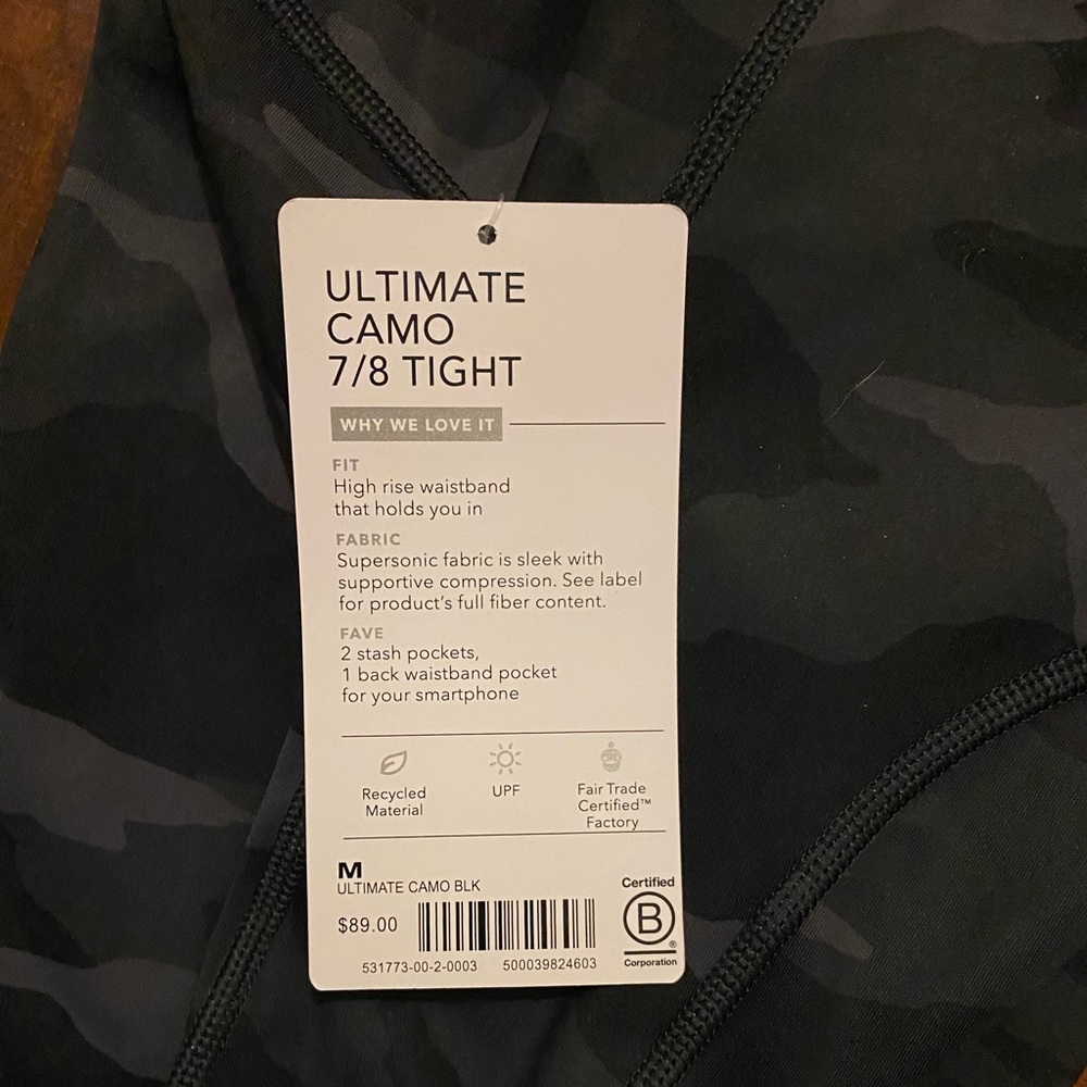 Athleta camo leggings